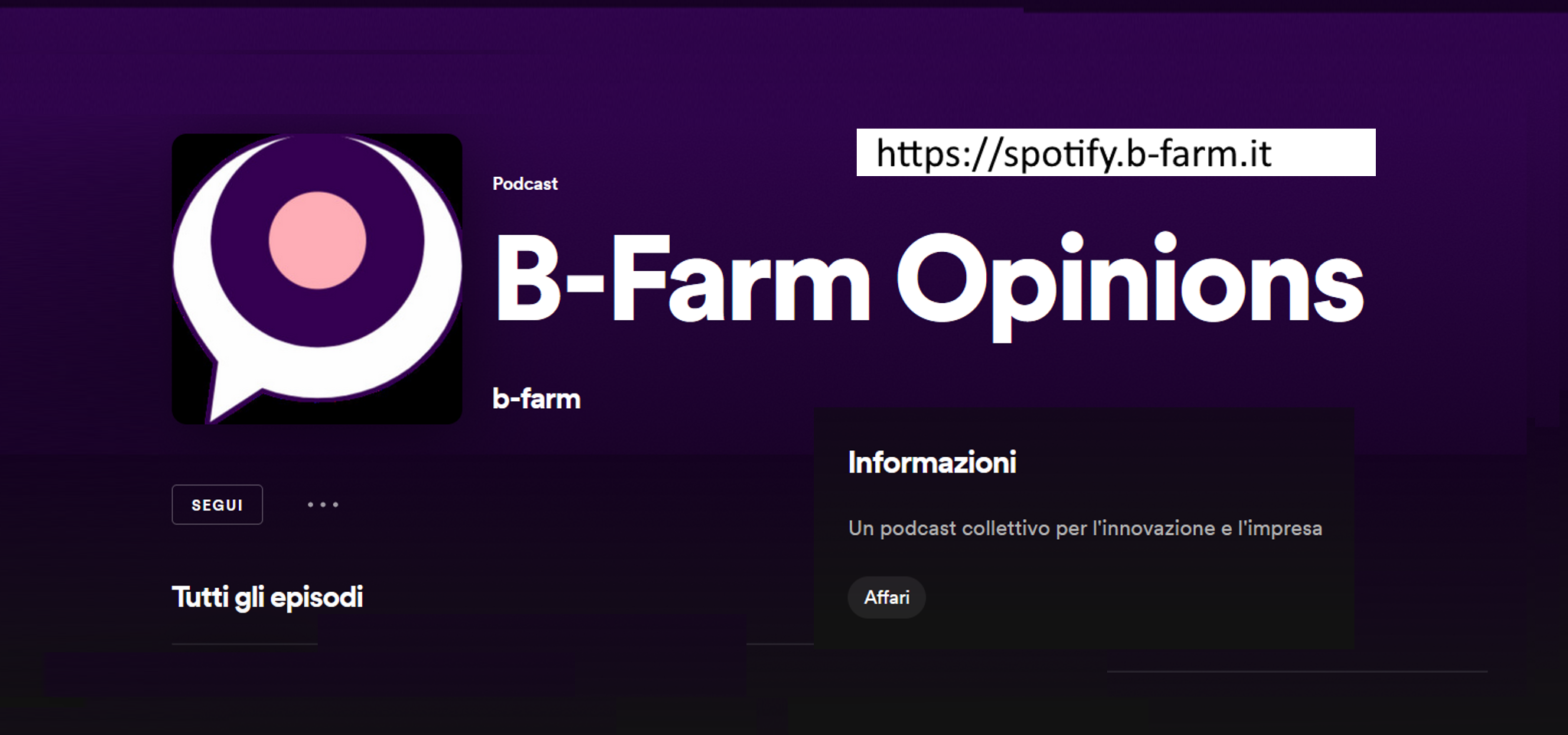 Segui https://opinions.b-farm.it su SPOTIFY https://spotify.b-farm.it
